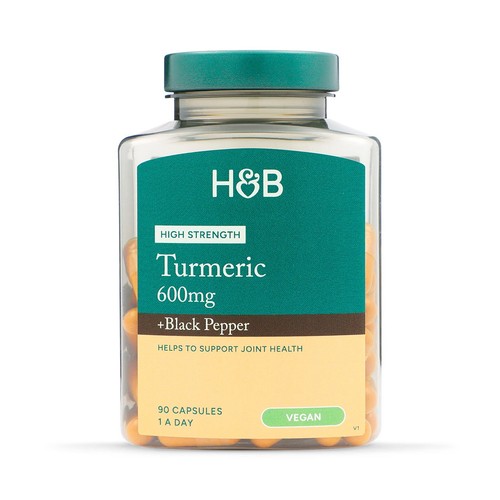 Holland & Barrett High Strength Turmeric 600mg with Black Pepper 