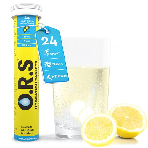 ORS Lemon Hydration Tablets