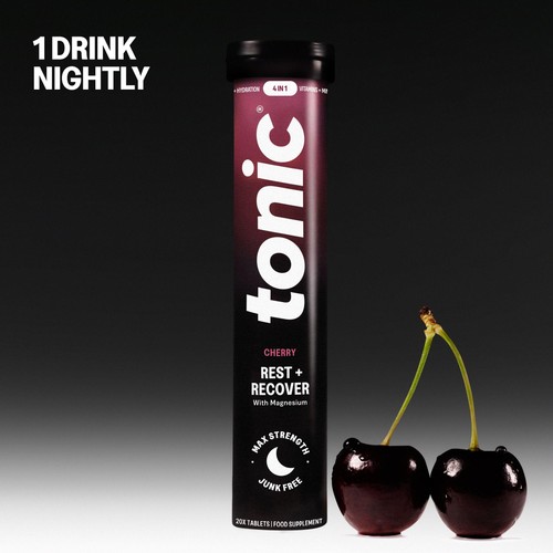 Tonic Health Rest & Recover Effervescent Tablets - Cherry