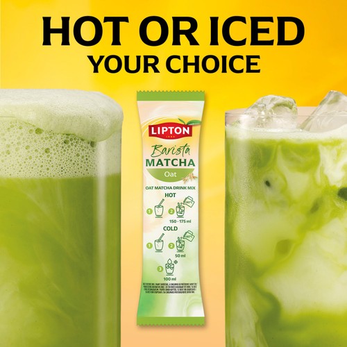 Lipton Barista Original Oat Matcha Latte Sachets