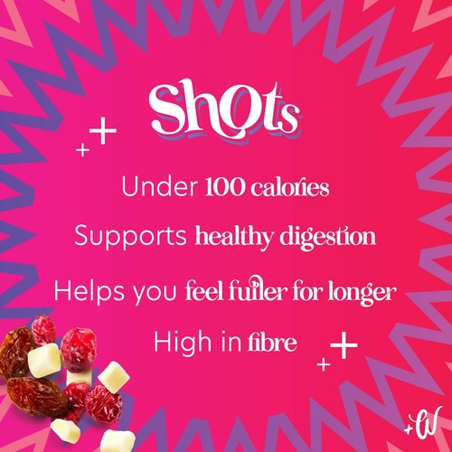 Whitworths Shots Snack Pack Berry & White Chocolate