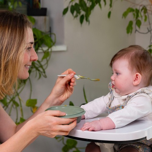 Vital Baby Nourish Scoop Feeding Set 2pk - natural moss