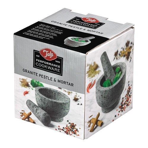 Tala Granite Pestle and Mortar 14x14x14.5cm
