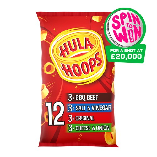 Hula Hoops Variety Multipack Crisps, 12 Per Pack Ocado