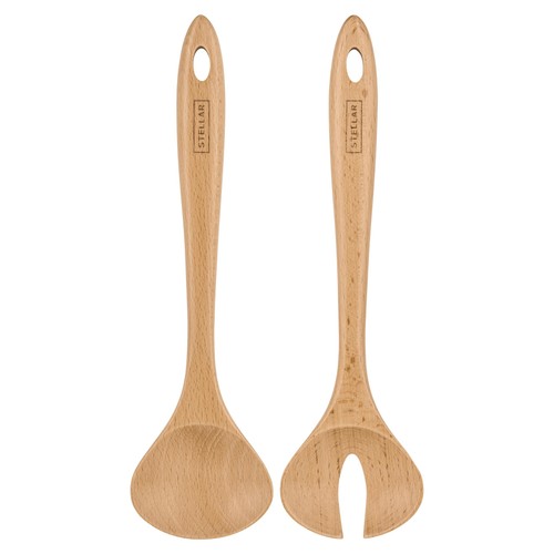 Stellar Beech 2 Piece Salad Server Set