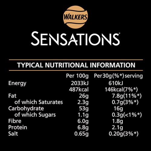 Sensations Roasted Chicken & Thyme Sharing Bag Crisps