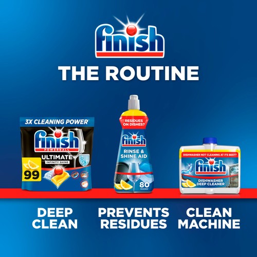 Finish Ultimate All in One Dishwasher tabs Lemon