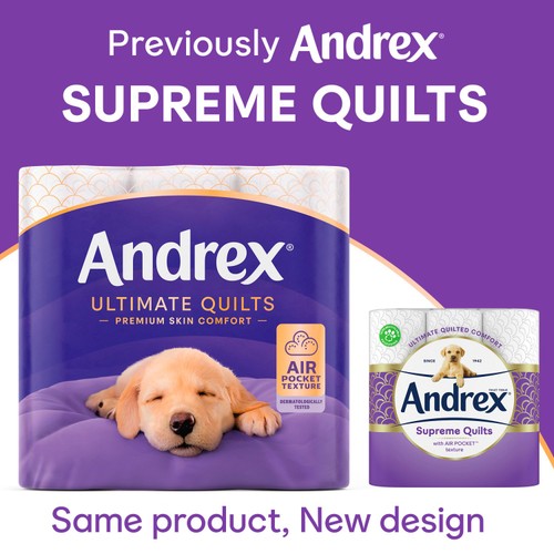 Andrex Ultimate Quilts Toilet Roll Mega Rolls
