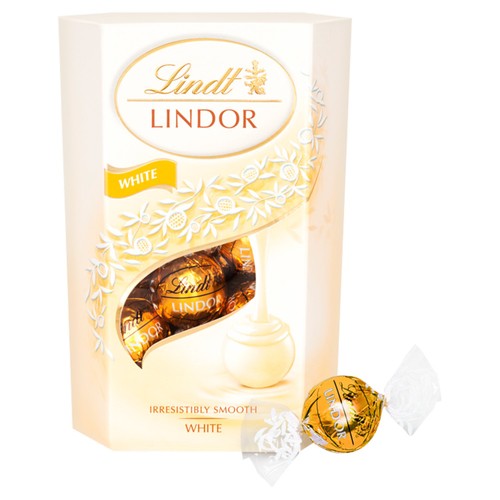 Lindt Lindor White Chocolate Truffles Box