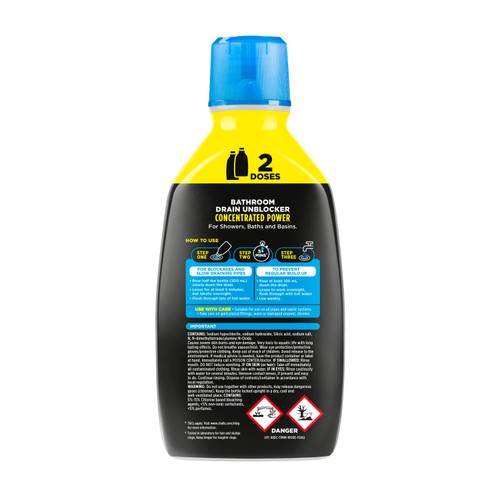 Buster Bathroom Drain Unblocker Mighty 2 Dose