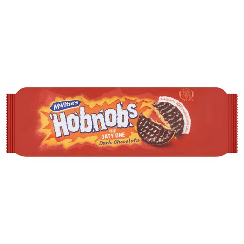 McVitie's Hobnob's Biscuits The Oaty One Dark Chocolate 