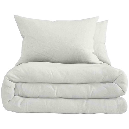 M&S Pure Brushed Cotton Bedding Set, King, White