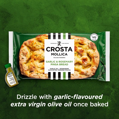 Crosta Mollica Garlic & Rosemary Pinsa Bread