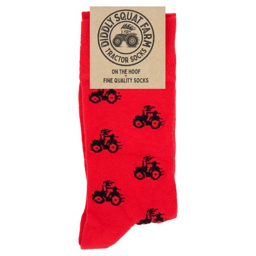 Diddly Squat Farm Red Tractor Socks