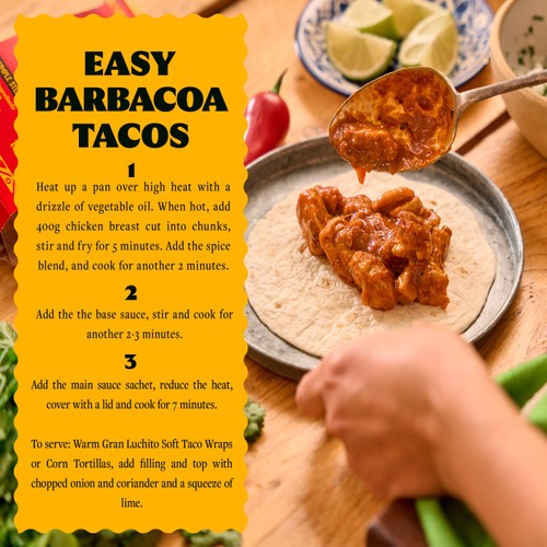 Gran Luchito  'Smoky Chipotle' Easy Barbacoa Taco Recipe Kit