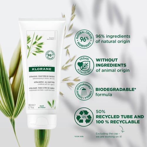 Klorane Softening Conditioner with Oat Milk for the Whole Family