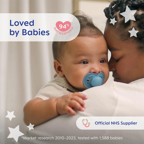 MAM Night Astro 18-36m Soother 2pk