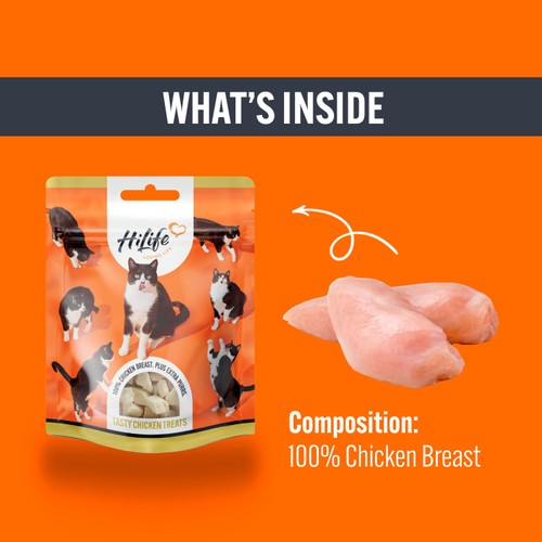 HiLife It's only Natural Chicken Breast Cat Treats