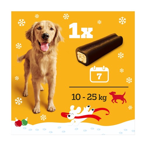 PEDIGREE Christmas Jumbone Medium Dog Treats with Turkey Flavour