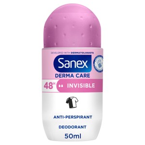 Sanex Derma Care Sensitive 48 Hour Antiperspirant Roll On Deodorant 50ml