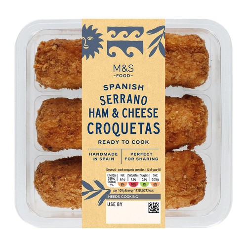 M&S Spanish Serrano Ham & Cheese Croquettes