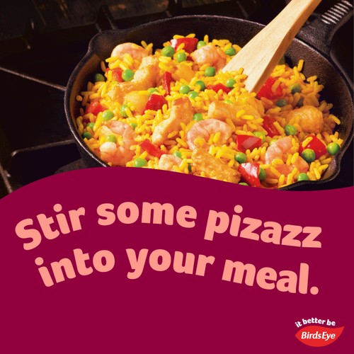 Birds Eye Stir Cook Meal Spanish-Style Paella with Chicken & Prawns