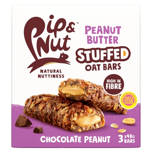 Pip & Nut Peanut Butter Stuffed Oat Bar Chocolate