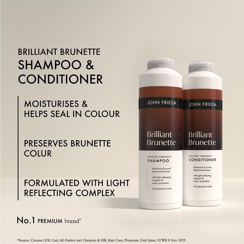 John Frieda Brilliant Brunette Colour Vibrancy Bundle Pack