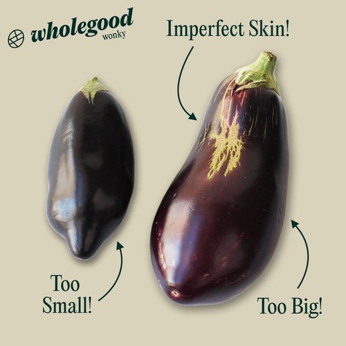 Wholegood Organic Wonky Aubergine