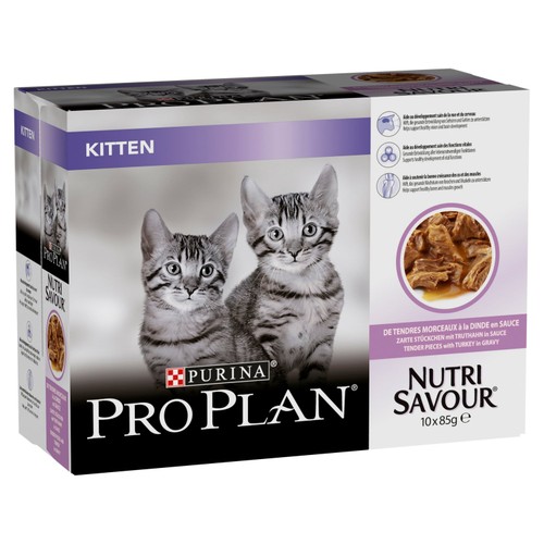 Pro Plan Nutrisavour Kitten Wet Food With Turkey