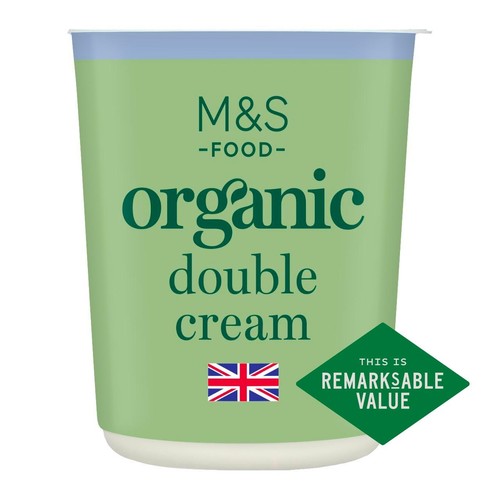 M&S Organic Double Cream