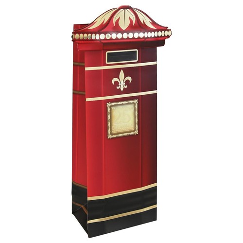 Postbox Christmas Bottle Bag