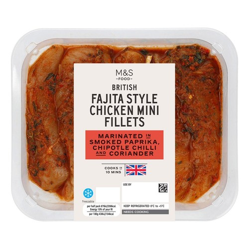 M&S Fajita Style Mini Chicken Fillets