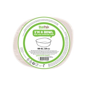 White Bagasse 14cm Party Bowls
