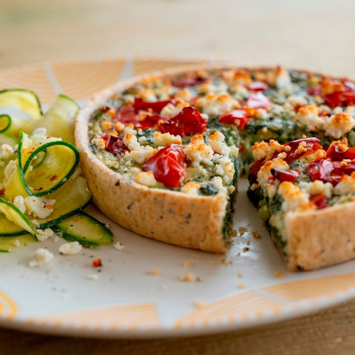 Higgidy Spinach, Red Pepper & Greek Feta Quiche