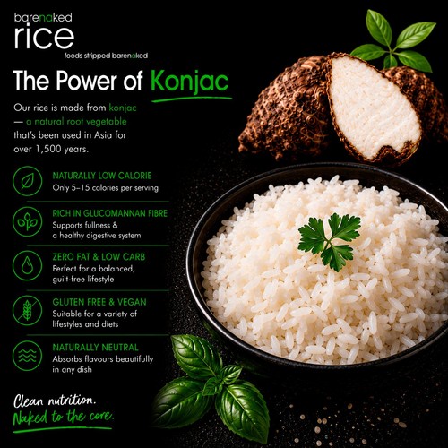 Bare Naked Low-Carbohydrate Rice