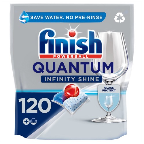 Finish Quantum Infinity Shine Regular Dishwasher Tablets