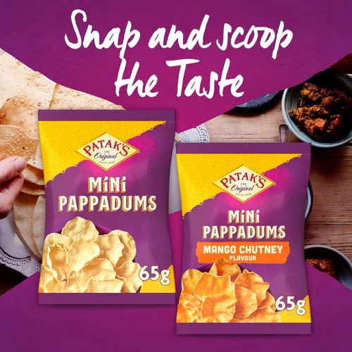 Pataks Plain Mini Pappadums