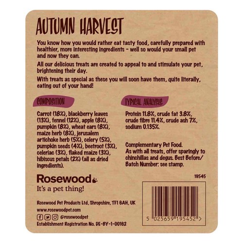 Rosewood Naturals Autumn Harvest