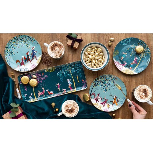 Sara Miller Portmeirion Fine China Woodland Tales Plates