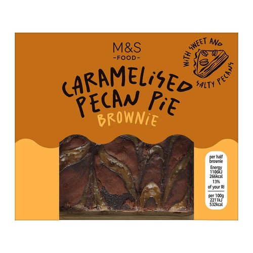 M&S Caramelised Pecan Pie Brownie