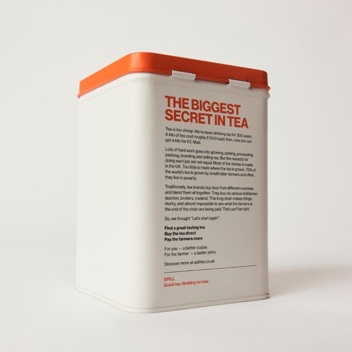 SPILL Tea Storage Tin