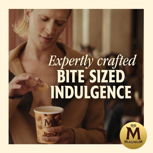 Magnum Bonbon Gold Caramel Billionaire Ice Cream Frozen Snack
