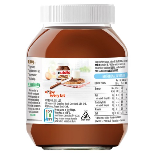 Nutella Hazelnut Chocolate Spread