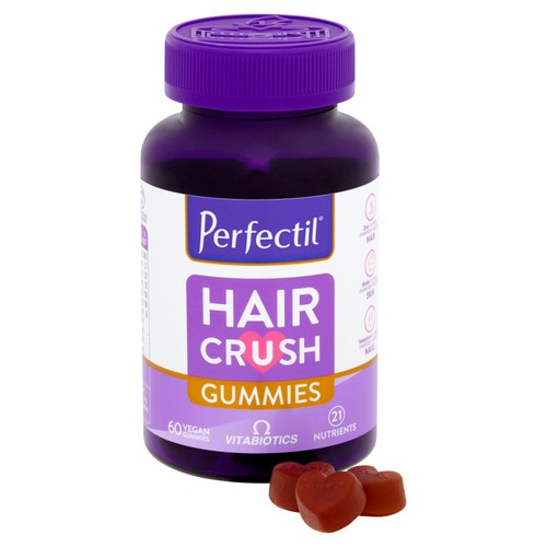 Vitabiotics Vegan Mixed Berry Perfectil Hair Crush Gummies