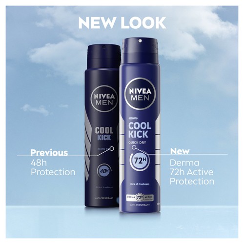 NIVEA MEN Cool Kick Anti-Perspirant Deodorant Spray 