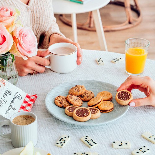 Bonne Maman Petit Choco & Caramel Tartlets Biscuits