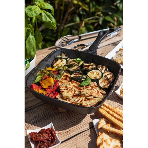 Judge Cast Iron Grill Pan, 22 x 22cm