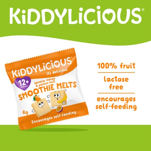 Kiddylicious Banana & Mango Smoothie Melts 12+ Months