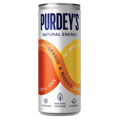 Purdey's Orange & Mango Natural Energy Drink